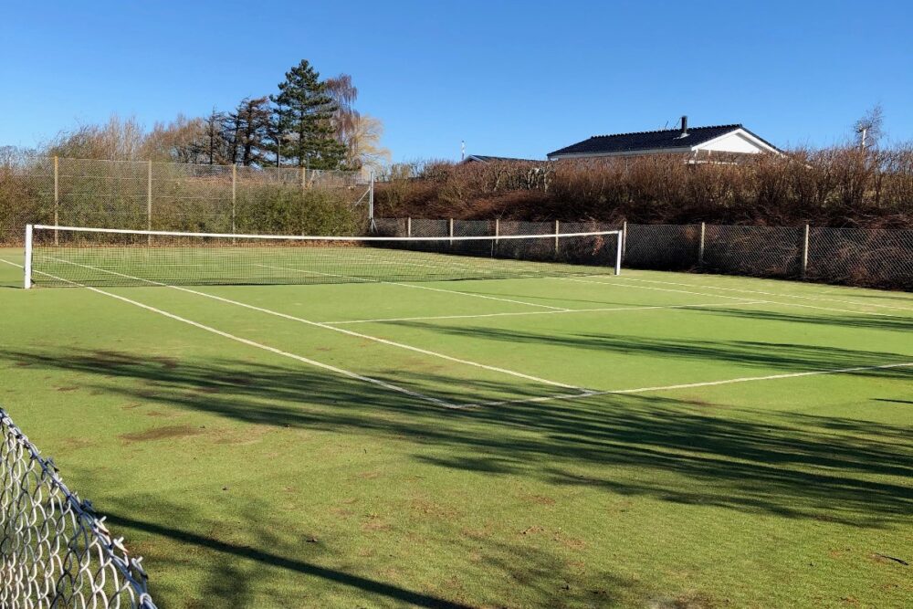 The tennis court at Kerteminde Byferie